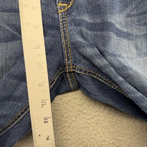 Ariat Jeans Women's 32 Blue Denim Dark Wash Real Southwestern Bootcut Flared - Picture 6 of 12